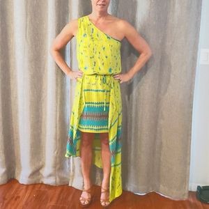 BCBG one-shoulder dress